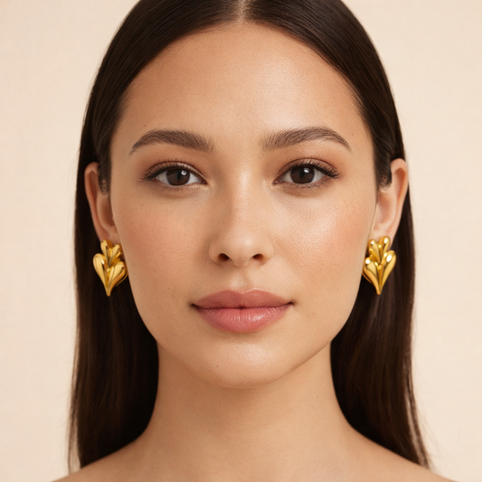 18K Gold Plated Glam Drop Earring