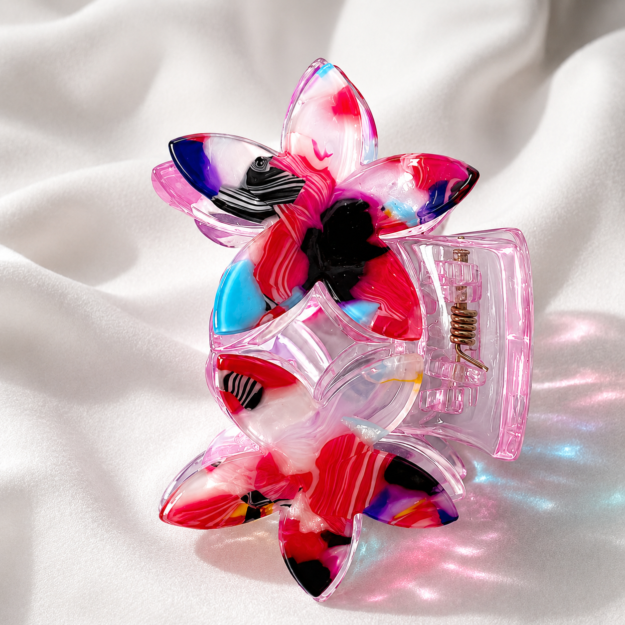 Floral Marble Hair Clutcher