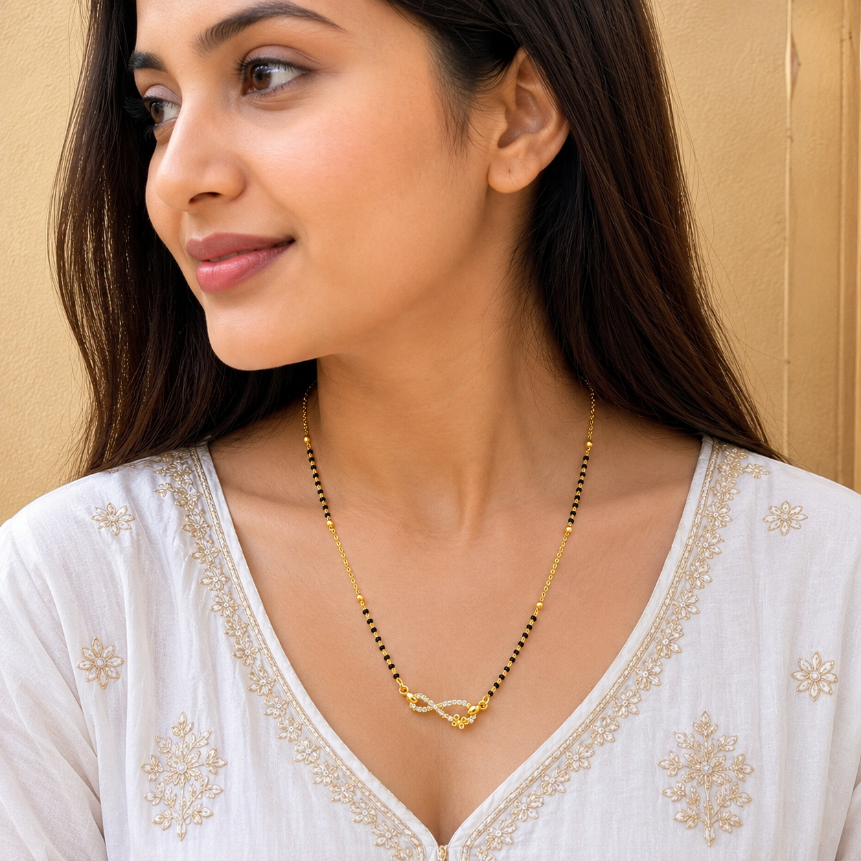 Eterna Love Black Bead Mangalsutra