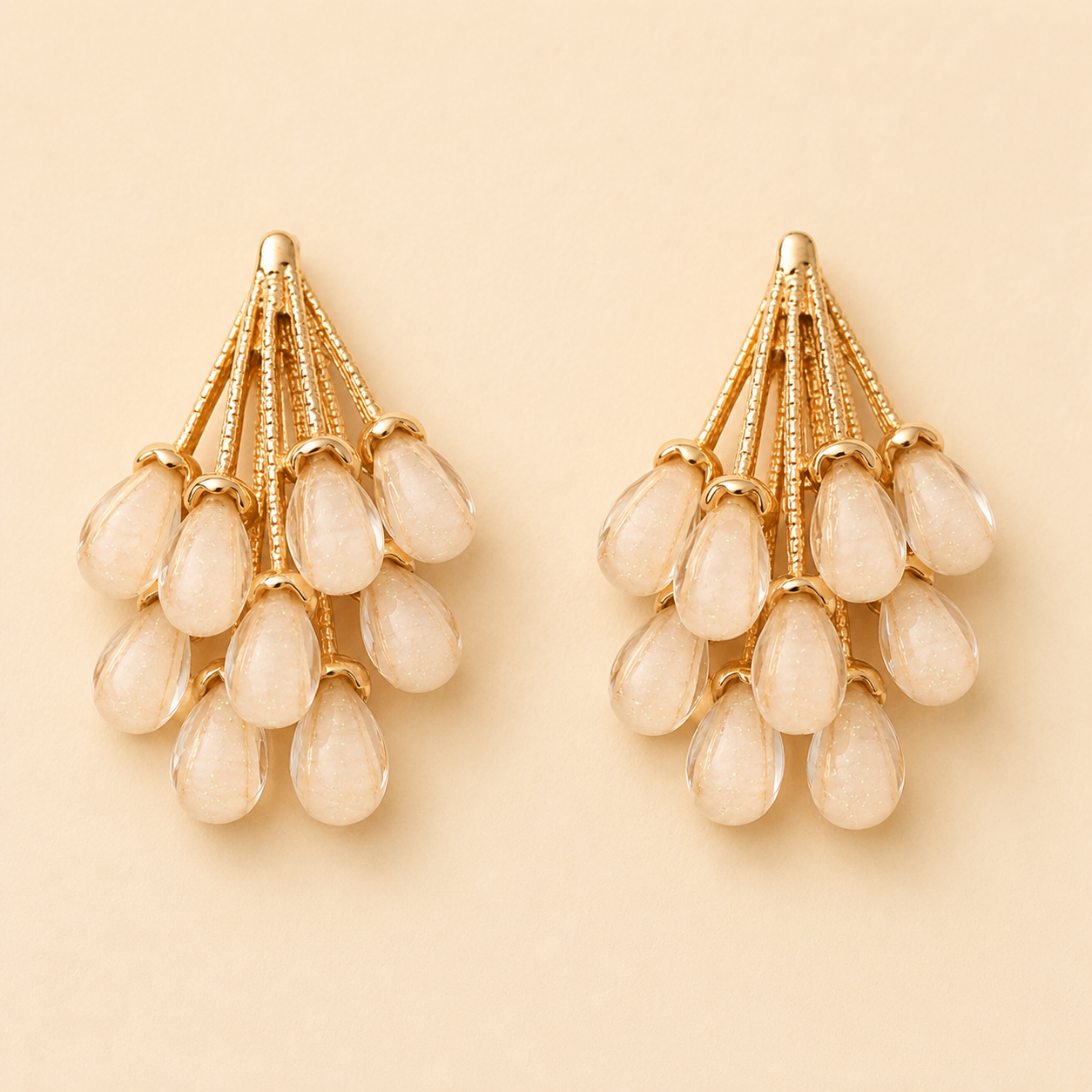 Blush Ivory Charm Earrings