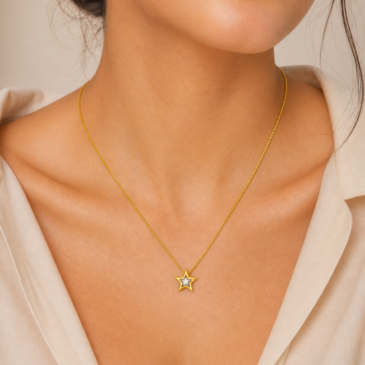 Wishing Star Anti-Tarnish Necklace