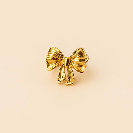 18k Gold Plated GlowTie Ring