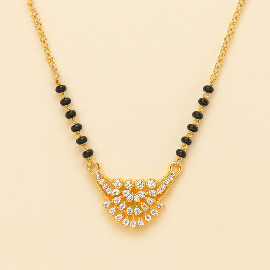 Peacock Glory Pendant Mangalsutra