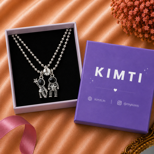 Astronaut Couple Matching Necklace