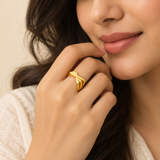 Aurelia Lines Ring