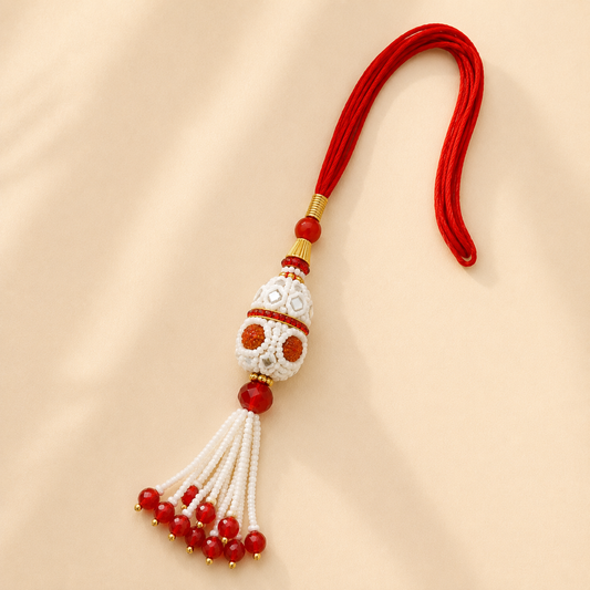 Raksha Pearl Cascade Rakhi