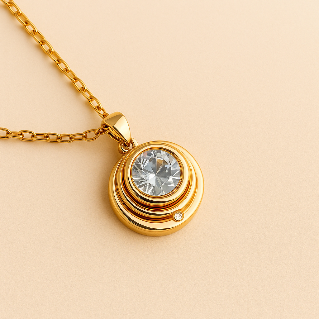 Anti Tarnish Inter Changeable Gold Necklace