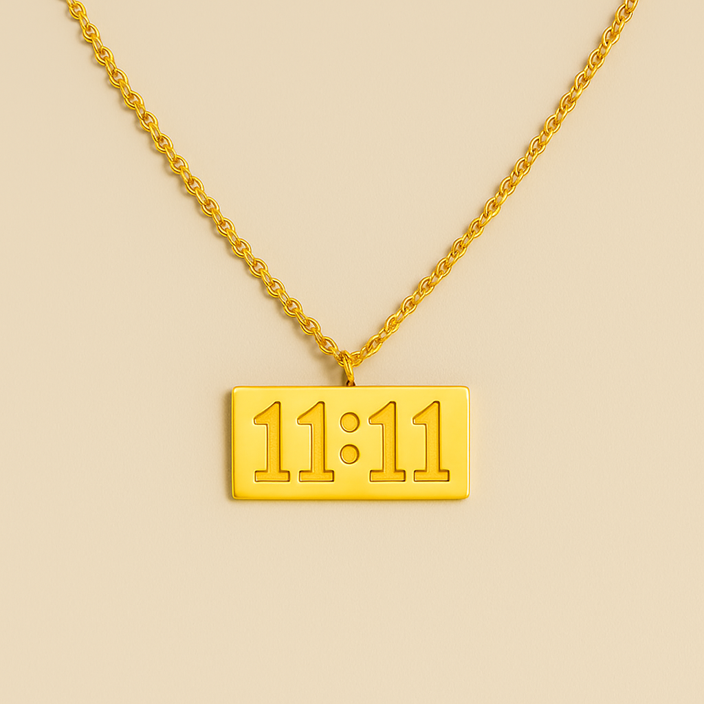 11:11 Manifestation Necklace - Anti Tarnish 18K Gold Plated