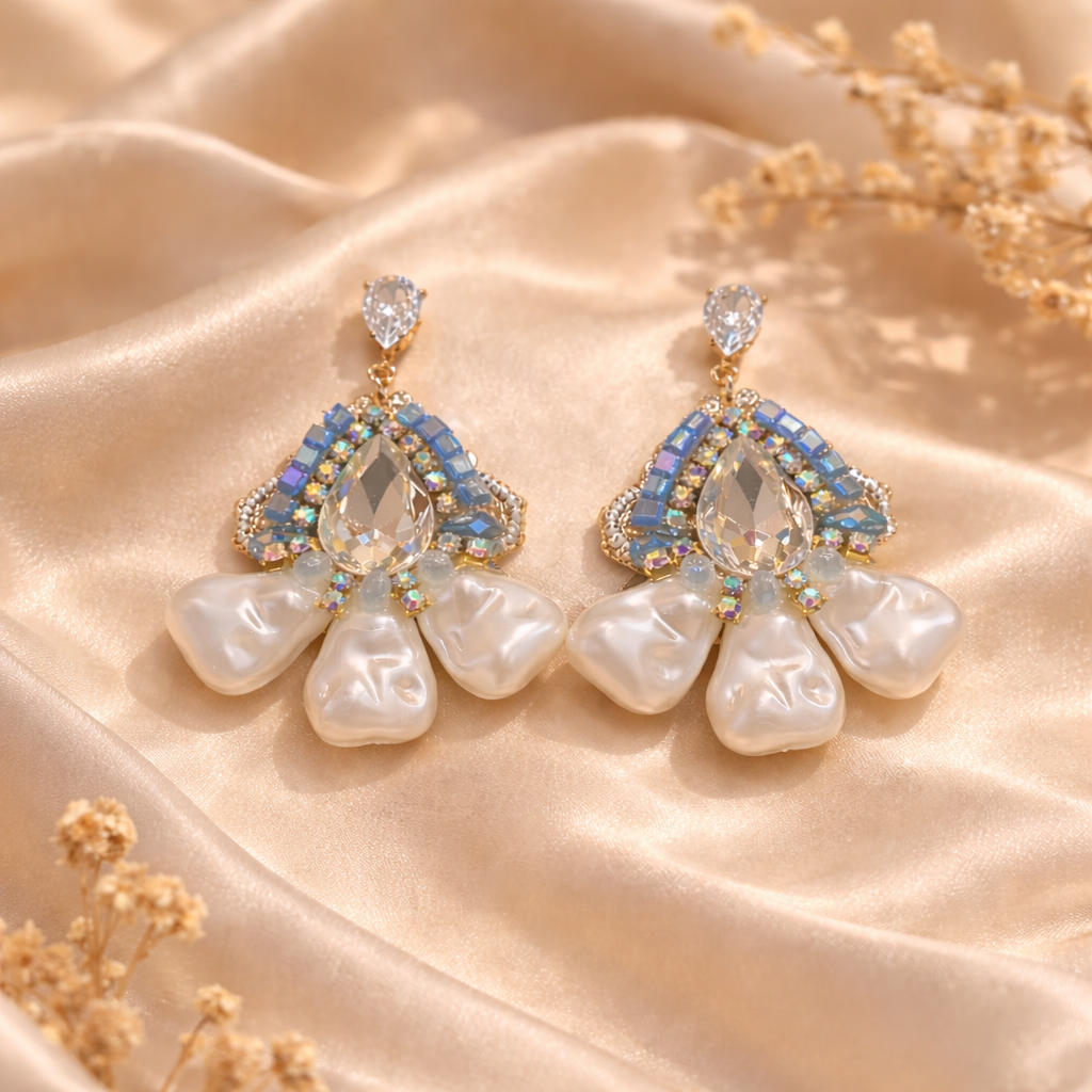 Pearl Garden Elegance Turkish Earring