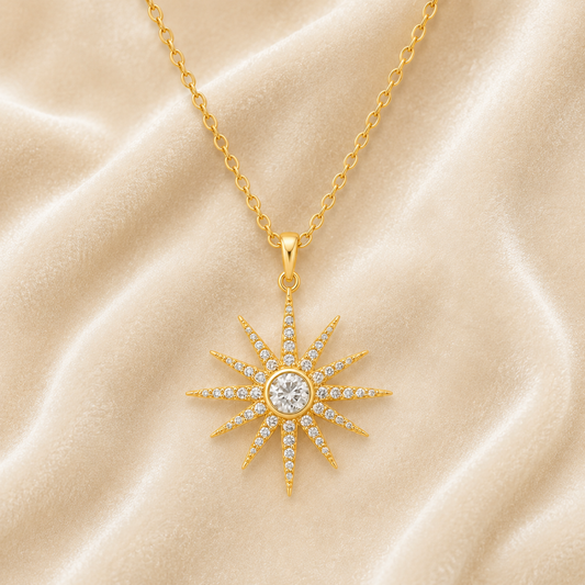 Starlight Radiance Pendant Necklace