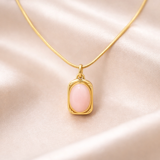 18k Gold Plated Geometric Grace Pendant Necklace