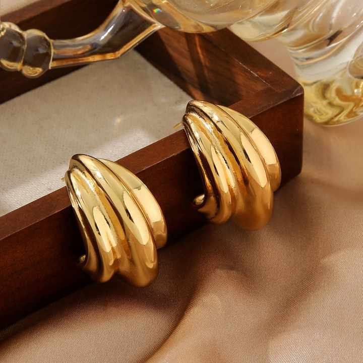 Gold Hoop Earring