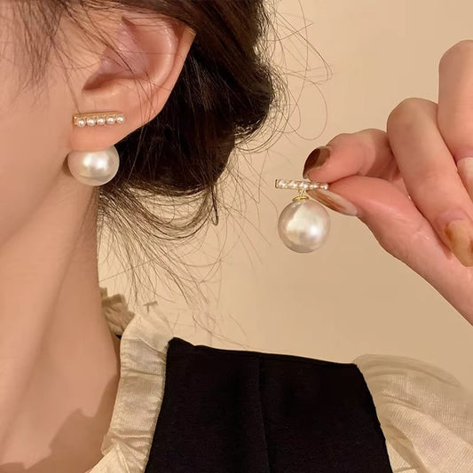 Light Korean Pearl Earrings