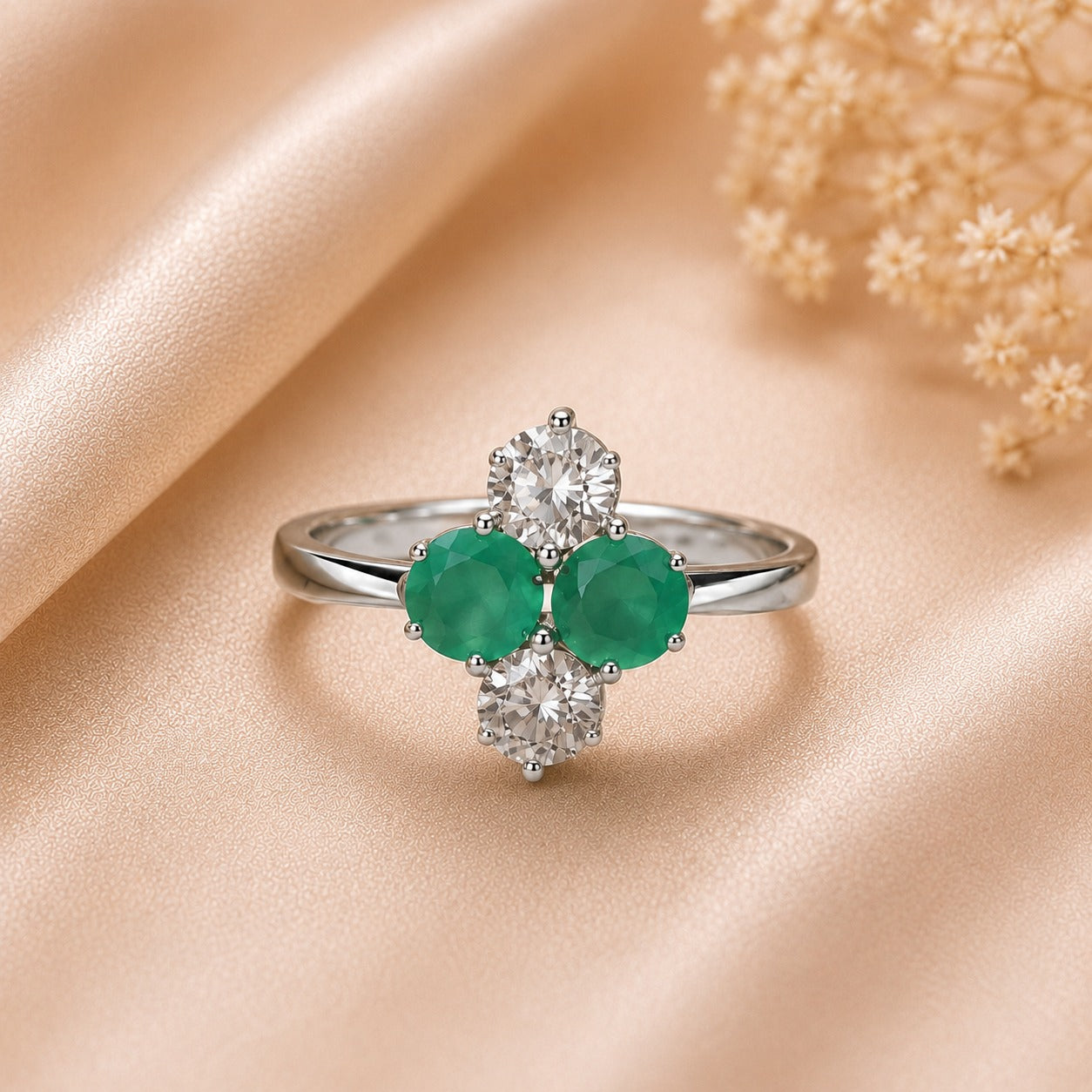 Twin-Stone Statement Ring