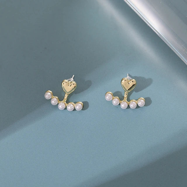 Whenever Heart Pearl Earring
