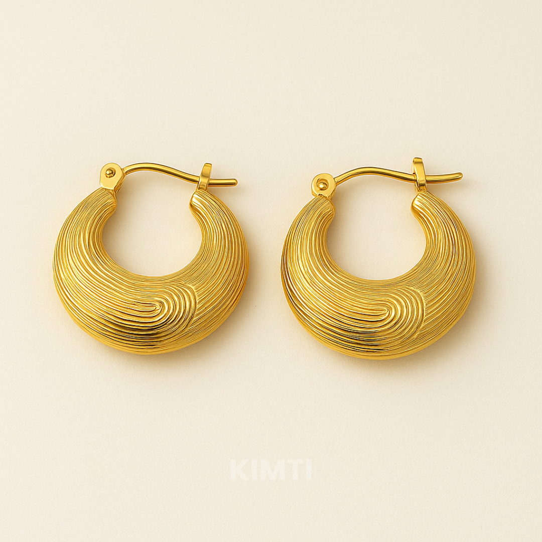18K Gold Plated Tini Mini Hoop Anti Tarnish Earring