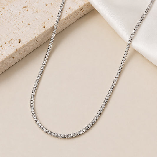 Men Urban Luxe Silver Chain