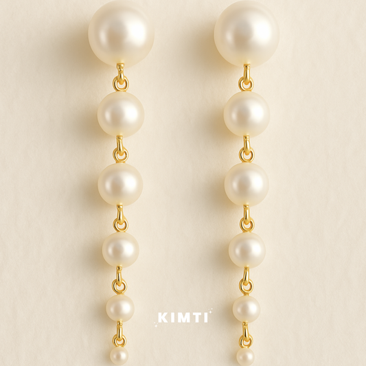 Vogue Vanity White Pearl Earring