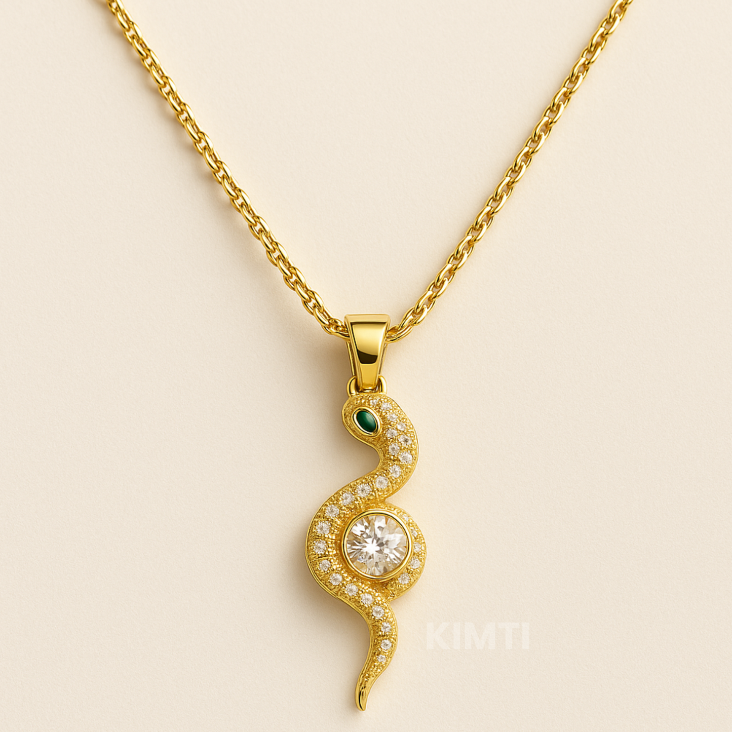 Eternal Serpent Pendant Neckalce
