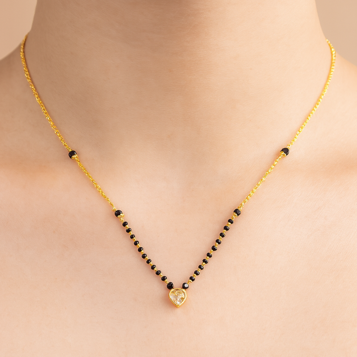 Myra Charm Diamond Mangalsutra