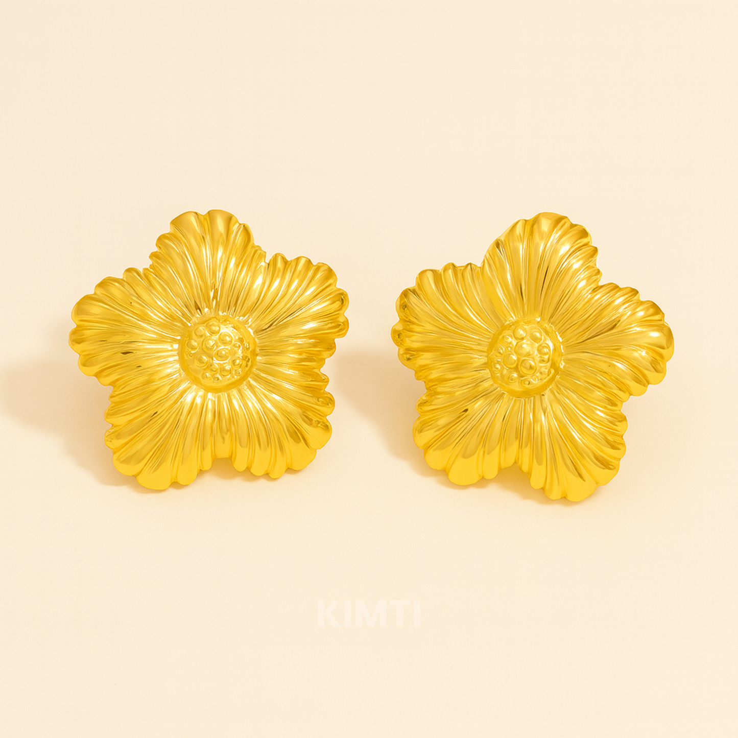 18k Gold Plated Bloom Earrings