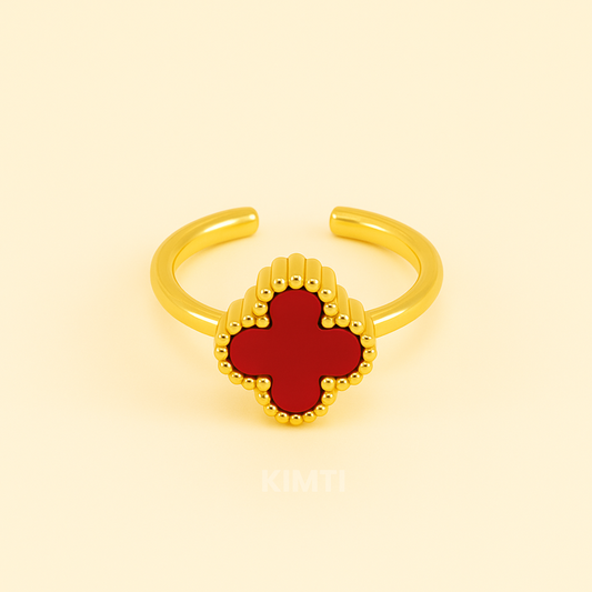 Red Clover Anti Tarnish Ring