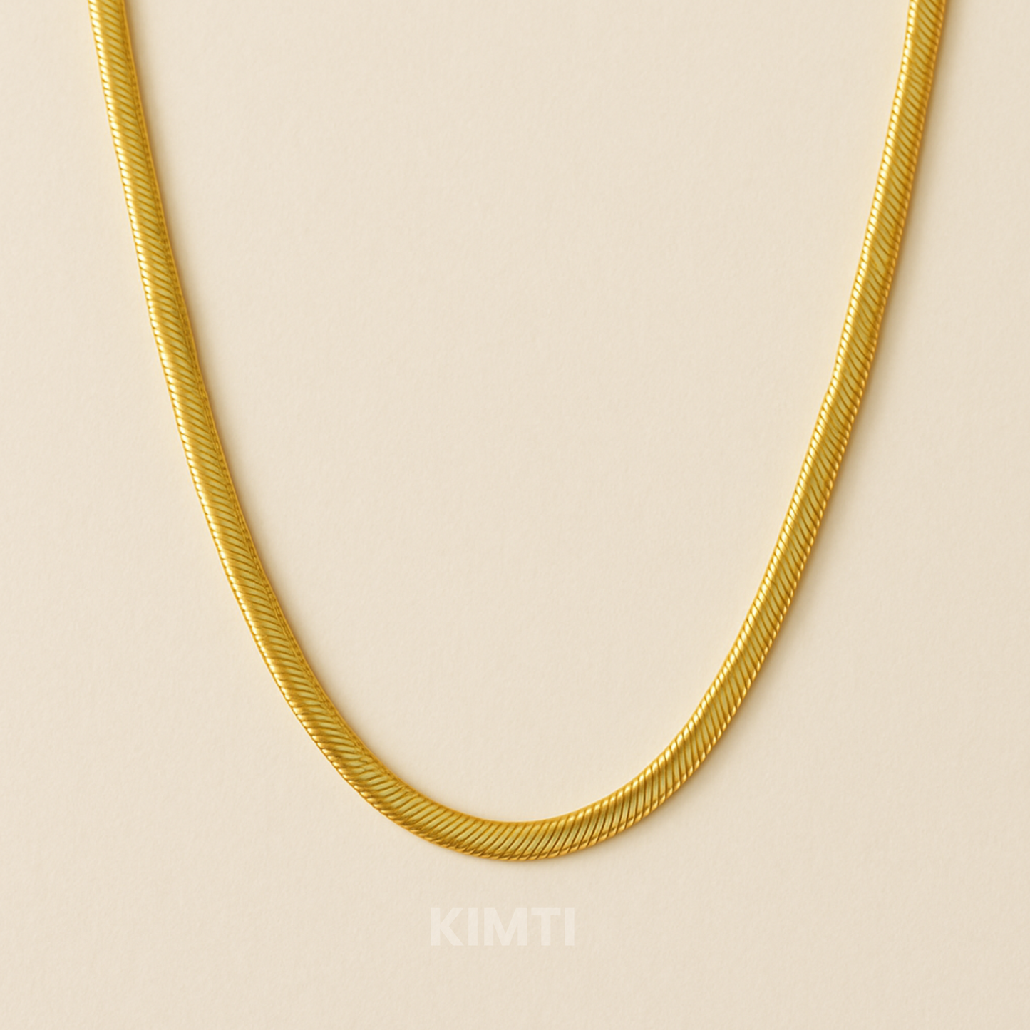Men-18k Gold Plated Anti Tarnish Snake Chain