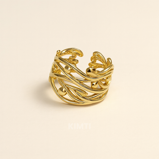 18k Gold Plated Celestia Ring