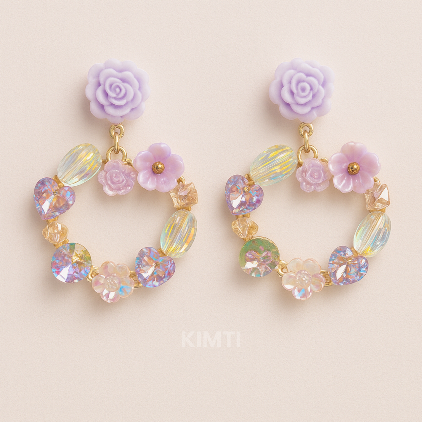 Orchid Glow Turkesh Earrings