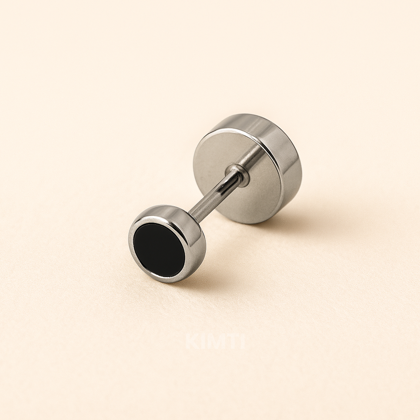 Men-Black Hip Hop Stud Earring