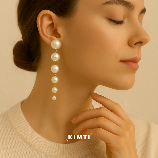 Vogue Vanity White Pearl Earring