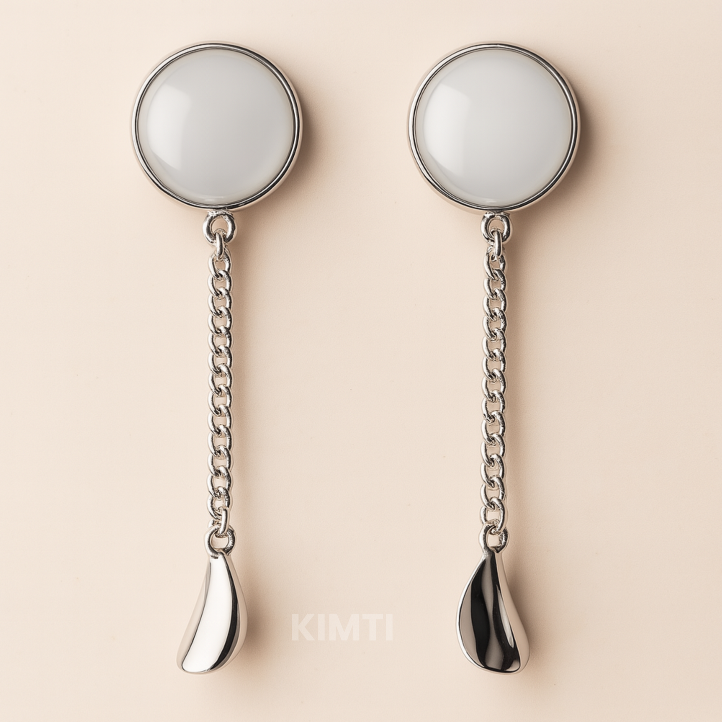 Silver Chain Dangle Earrings