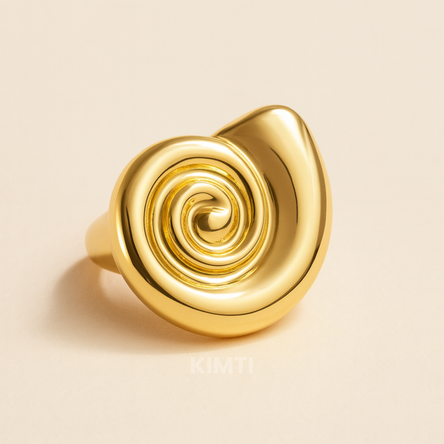 18k Gold Plated Coastal Charm Ring