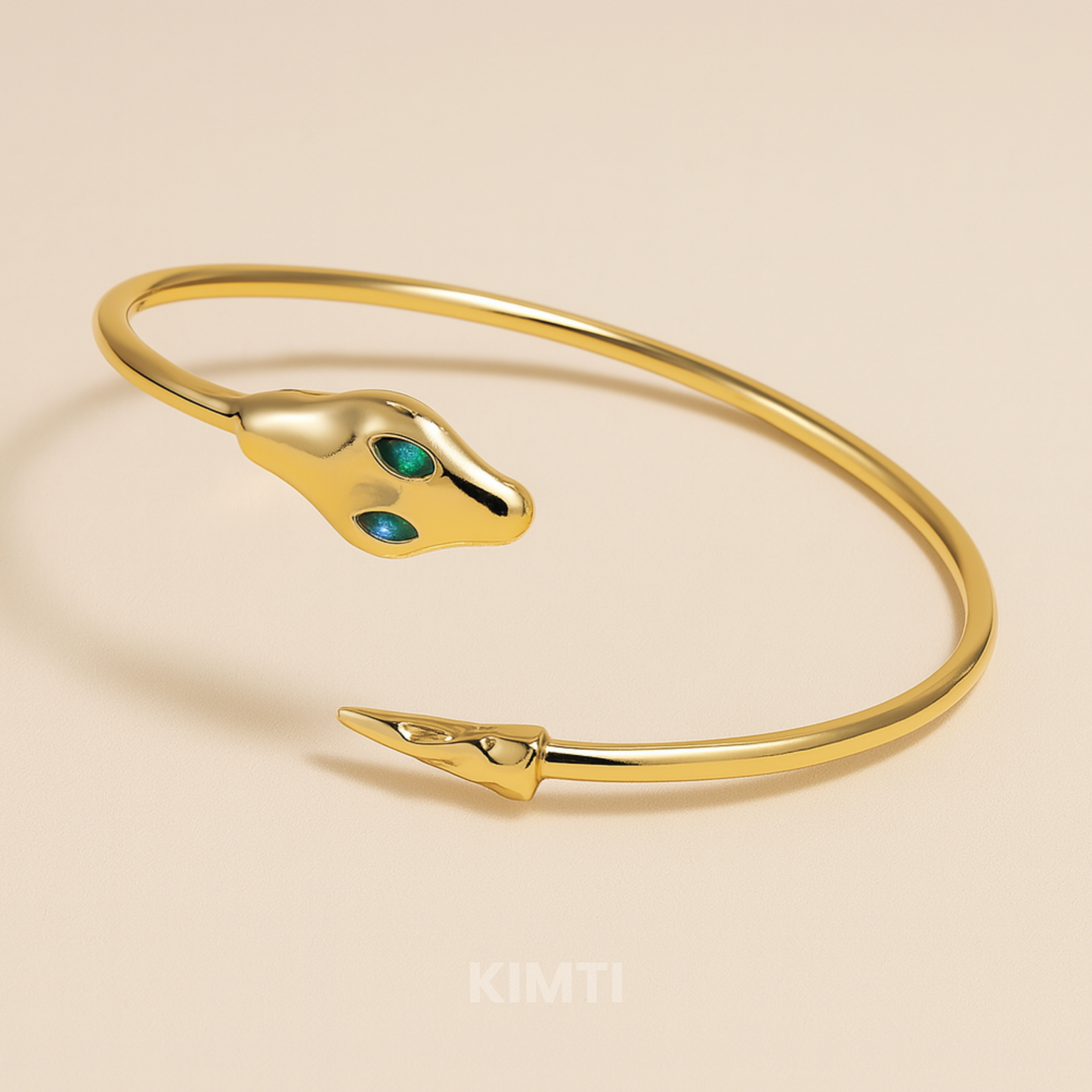 Anti Tarnish Golden Snake Bracelet