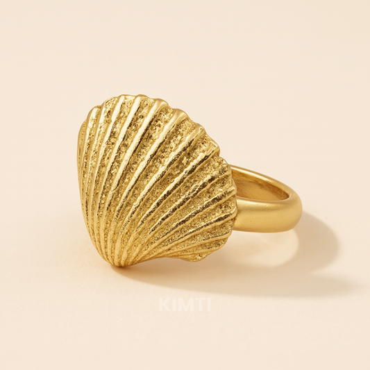 18k Gold Plated Ocean’s Treasure Ring
