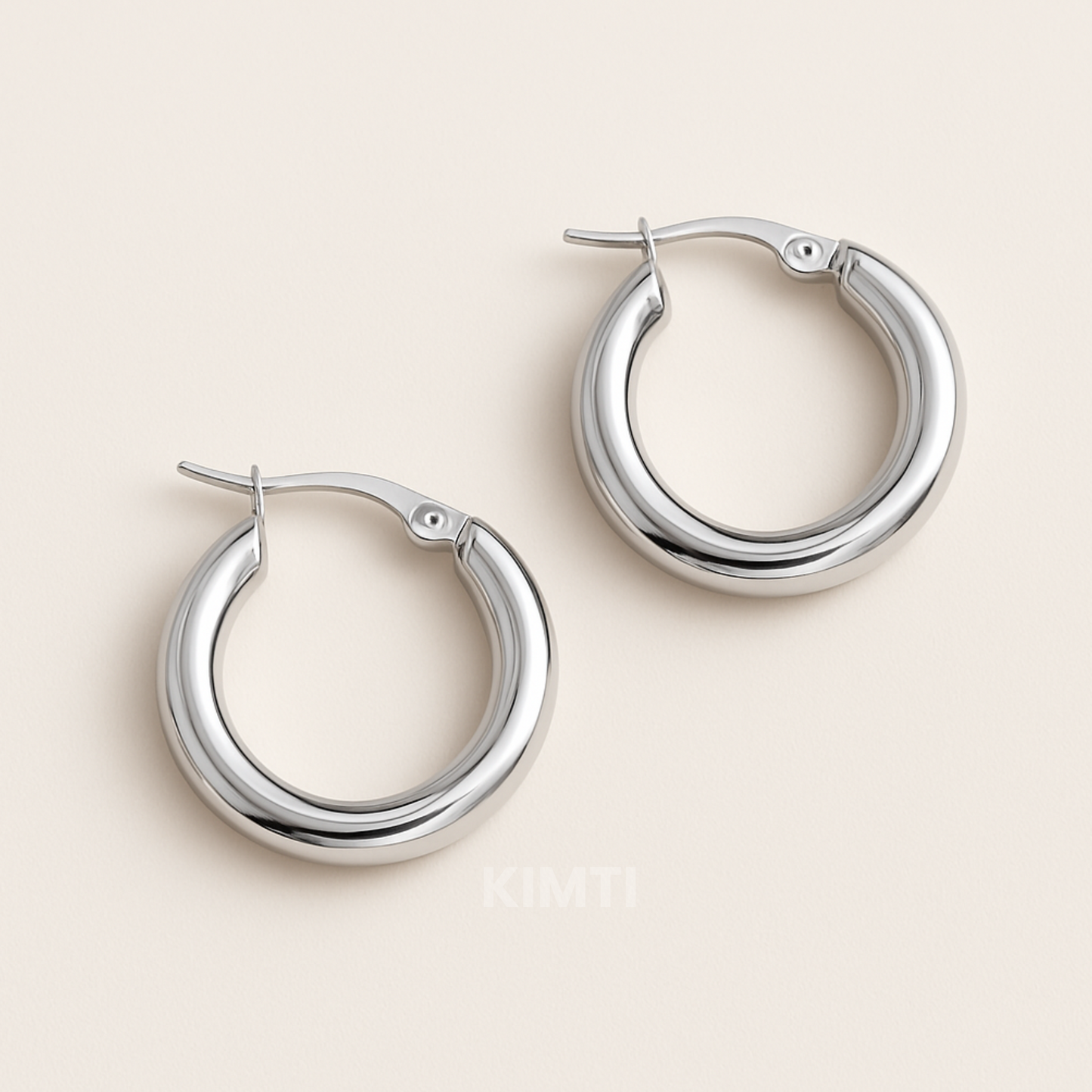 Men-Silver Hoop Earring