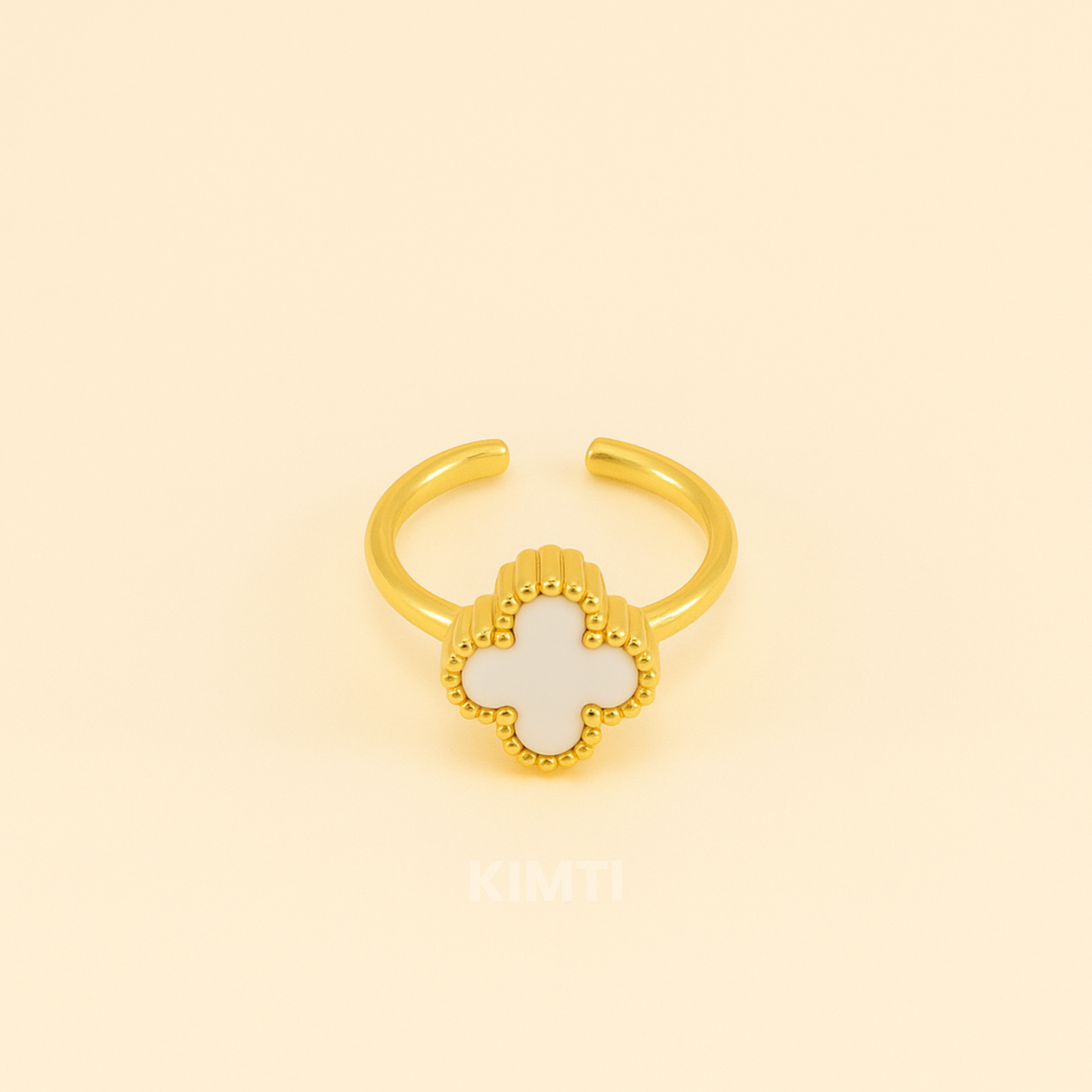 White Clover Anti Tarnish Ring