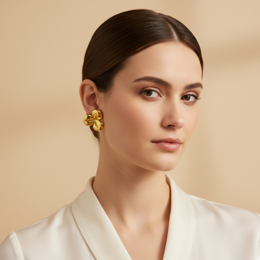 18k Gold-Plated Grace Anti Tarnish Earring