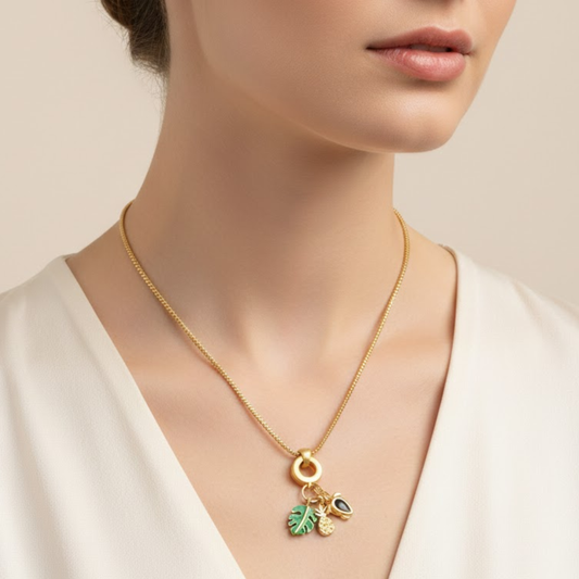 18k Gold Plated Versatile Lobster Necklace