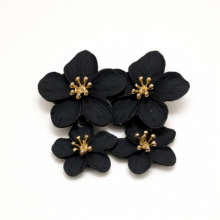 Scarlet Flower Luxe Earrings