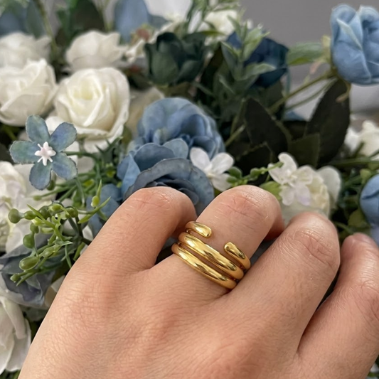 18k Gold Plated Seoul Wrap Ring