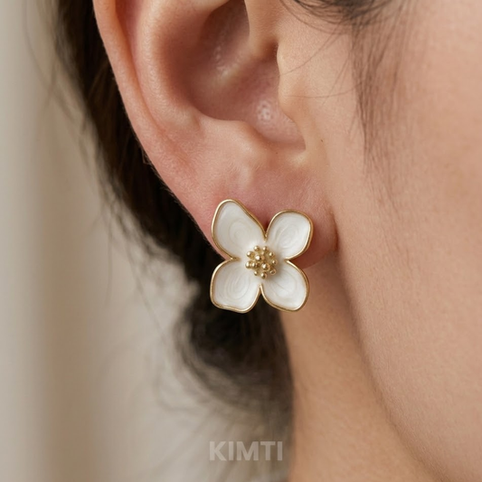 Opaline Bloom Flower Earring
