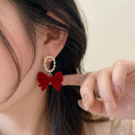 Velvet Rouge Drops Earring