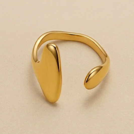 18K Gold Plated Aurelia Flow Gold Ring