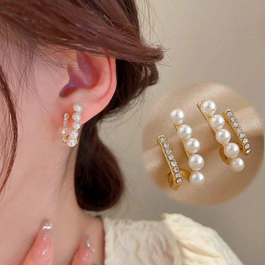 Ivory Shine Pearl Earrings