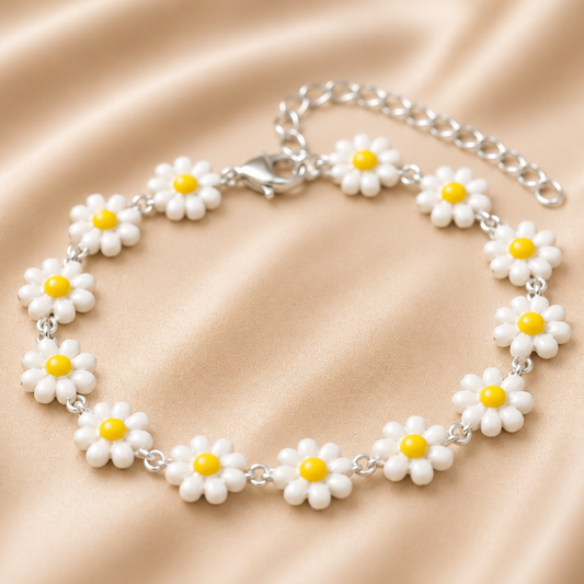 Daisy Bracelet - Silver