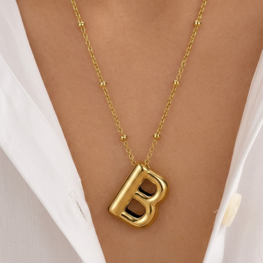 18K Gold Plated Golden Glow B Necklace