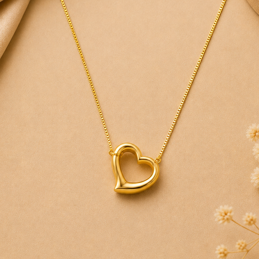 18K Gold Plated Korean Style Gold Necklace
