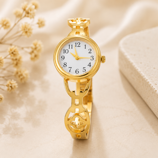 Golden Clover Bracelet Watch