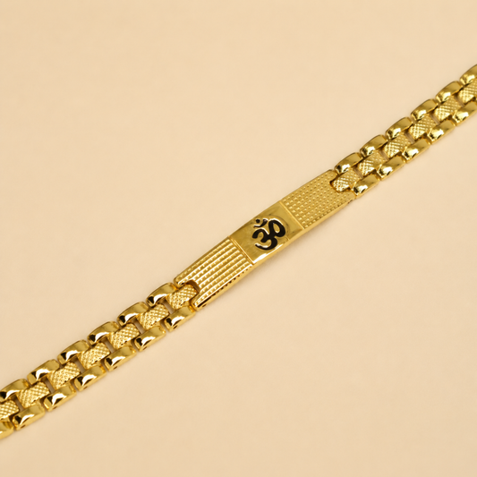 Men - Aaradhya Om Bracelet